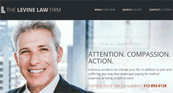 Desktop Screenshot of levineinjurylaw.com